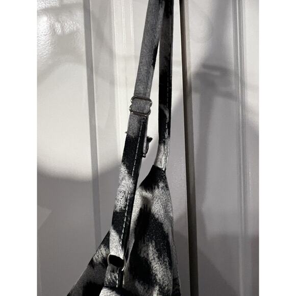 Glam Leopard Cowl Neck Mini Slip Dress-Women's Medium - Picture 5 of 11